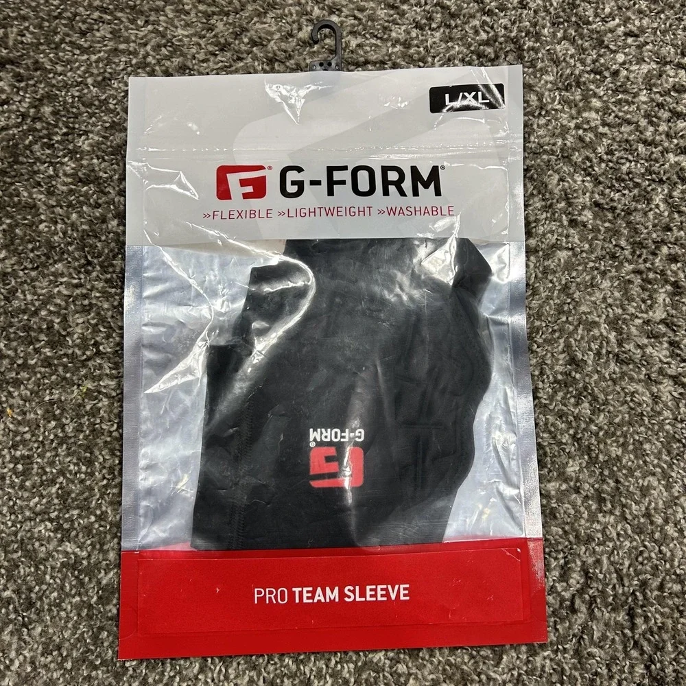 G-Form Pro Team Sleeve Elbow Guard L/XL Black Handball Brace Pad Lightweight‎